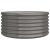Jardinieră grădină gri 80x80x36 cm oțel vopsit electrostatic GartenMobel Dekor