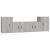 Set dulapuri TV, 4 piese, gri sonoma, lemn prelucrat GartenMobel Dekor