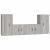 Set dulapuri TV, 4 piese, gri sonoma, lemn prelucrat GartenMobel Dekor