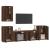 Set dulapuri TV, 5 piese, stejar maro, lemn prelucrat GartenMobel Dekor