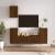 Set dulapuri TV, 5 piese, stejar maro, lemn prelucrat GartenMobel Dekor