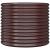 Jardinieră grădină maro 80x80x68 cm oțel vopsit electrostatic GartenMobel Dekor