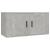 Set dulap TV, 4 piese, gri beton, lemn prelucrat GartenMobel Dekor