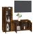 Set dulapuri TV, 2 piese, stejar fumuriu, lemn prelucrat GartenMobel Dekor