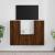 Set dulap TV, 3 piese, stejar maro, lemn prelucrat GartenMobel Dekor