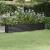 Strat înălțat grădină 224x40x36 cm oțel vopsit electrostatic GartenMobel Dekor