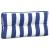 Perne de paleți, 7 buc., dungi albastre și albe, textil GartenMobel Dekor