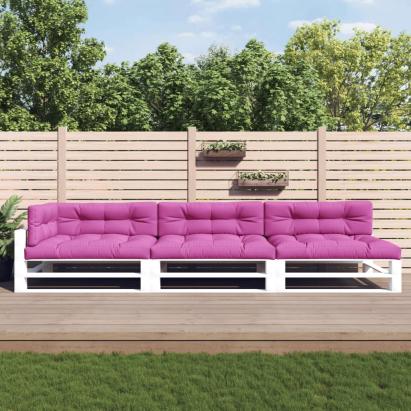Perne de paleți, 7 buc., roz, material textil GartenMobel Dekor