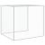 Coteț pui cu acoperiș gri deschis 603x98x90 cm oțel galvanizat GartenMobel Dekor
