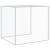 Coteț pui cu acoperiș gri deschis 803x98x90 cm oțel galvanizat GartenMobel Dekor
