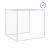 Coteț pui cu acoperiș gri deschis 803x98x90 cm oțel galvanizat GartenMobel Dekor