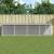 Coteț pui cu acoperiș gri deschis 403x98x90 cm oțel galvanizat GartenMobel Dekor
