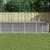 Coteț pui cu acoperiș gri deschis 1003x98x90 cm oțel galvanizat GartenMobel Dekor