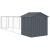 Cușcă câine cu acoperiș antracit 117x405x123 cm oțel galvanizat GartenMobel Dekor