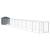 Cușcă câine cu acoperiș antracit 117x1017x123cm oțel galvanizat GartenMobel Dekor