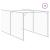 Cușcă câine cu acoperiș antracit 117x1017x123cm oțel galvanizat GartenMobel Dekor