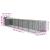 Casă câine & acoperiș gri deschis 117x813x123cm oțel galvanizat GartenMobel Dekor