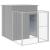 Cușcă de câine & țarc gri deschis 165x659x181cm oțel galvanizat GartenMobel Dekor