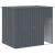 Cușcă de câine cu țarc antracit 214x865x181 cm oțel galvanizat GartenMobel Dekor