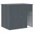 Cușcă câine cu țarc antracit 214x1273x181 cm oțel galvanizat GartenMobel Dekor