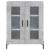 Dulap înalt, gri beton, 69,5x34x180, lemn compozit GartenMobel Dekor