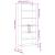 Dulap înalt, gri beton, 69,5x32,5x180 cm, lemn compozit GartenMobel Dekor