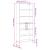Dulap înalt, gri beton, 69,5x32,5x180 cm, lemn compozit GartenMobel Dekor