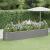 Strat înălțat grădină gri 368x80x68cm oțel vopsit electrostatic GartenMobel Dekor