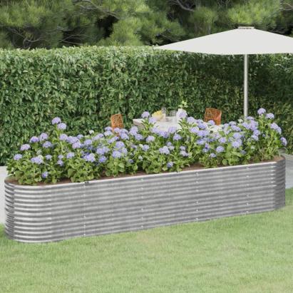 Strat înălțat grădină 368x80x68 cm oțel vopsit electrostatic GartenMobel Dekor
