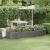 Strat înălțat grădină 249x100x36 cm oțel vopsit electrostatic GartenMobel Dekor