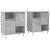 Servante, 2 piese, gri beton, lemn prelucrat GartenMobel Dekor