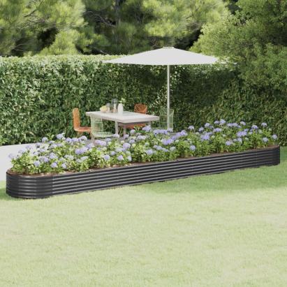 Strat înălțat grădină 544x100x36 cm oțel vopsit electrostatic GartenMobel Dekor