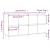 Servante, 2 piese, gri beton, lemn prelucrat GartenMobel Dekor