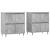 Servante, 2 piese, gri beton, lemn prelucrat GartenMobel Dekor
