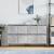 Servante, 2 piese, gri beton, lemn prelucrat GartenMobel Dekor