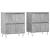 Servante, 2 piese, gri beton, lemn prelucrat GartenMobel Dekor