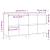 Servante, 2 piese, gri beton, lemn prelucrat GartenMobel Dekor
