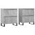 Servante, 2 piese, gri beton, lemn prelucrat GartenMobel Dekor