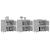 Servante, 3 piese, gri beton, lemn prelucrat GartenMobel Dekor