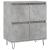 Servante, 3 piese, gri beton, lemn prelucrat GartenMobel Dekor
