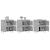 Servante, 3 piese, gri beton, lemn prelucrat GartenMobel Dekor