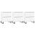 Servante, 3 piese, alb, lemn prelucrat GartenMobel Dekor