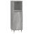 Set mobilier de baie, 3 piese, gri sonoma, lemn prelucrat GartenMobel Dekor