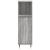 Set mobilier de baie, 3 piese, gri sonoma, lemn prelucrat GartenMobel Dekor