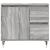 Set mobilier de baie, 3 piese, gri sonoma, lemn prelucrat GartenMobel Dekor