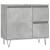 Set mobilier de baie, 3 piese, gri beton, lemn compozit GartenMobel Dekor
