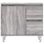 Set mobilier de baie, 3 piese, gri sonoma, lemn prelucrat GartenMobel Dekor