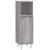 Set mobilier de baie, 3 piese, gri sonoma, lemn prelucrat GartenMobel Dekor