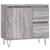 Set mobilier de baie, 3 piese, gri sonoma, lemn prelucrat GartenMobel Dekor