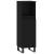 Set mobilier de baie, 3 piese, negru, lemn compozit GartenMobel Dekor